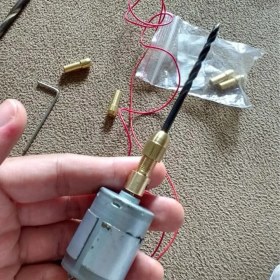 Resim Aladdin Motor Mandren Seti Motor Için Otomatik Mandren Chuck Adaptör 05-3 mm Mandrel 