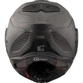 Resim Ls2 Advant x Karbon Çenesi Arka Açılan Kask (Mat Siyah) 