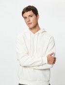 Resim Basic Kapşonlu Sweat Uzun Kollu Şardonlu 