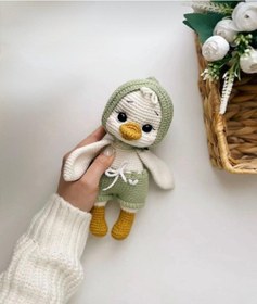 Resim Amigurumi Şapkalı Ördek 
