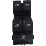 Resim OtoSerkan Volkswagen Passat B8, Golf 7, 8, T-Cross, Taigo, T-Roc, Tiguan Cam Açma Anahtarı 4 lü 5G0959857D 