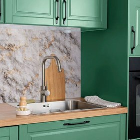 Resim Tink Gold Mermer Desenli Panel Pvc Karo 