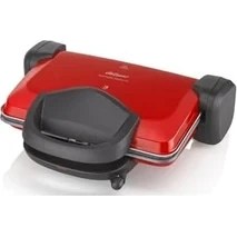 Resim Karokstore AR2009 Sultane Granite Izgara ve Tost Makinesi, 1800 W, Paslanmaz Çelik, Kırmızı 