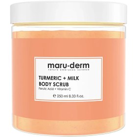 Resim Maruderm Body Scrub Zerdeçal ve Süt İçeren Vücut Peelingi 250 ml 