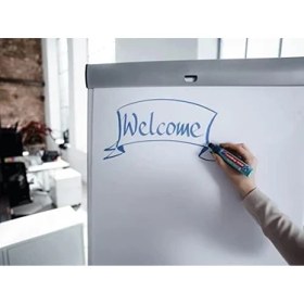 Resim 388 Flipchart Markör - Siyah - 1 Kalem - Kama Ucu 4-12 mm - Yazı Tahtaları Üzerine Yazmak, Çizmek ve Işaretlemek Için Kalem - Mürekkep Kağıdın Üzerinden Dökülmez - Kurumaz - Yoğun Renkli 