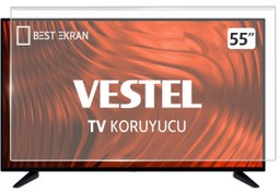 Resim VESTEL 55UB8600 TV EKRAN KORUYUCU - Vestel 55\ inç 139 cm Ekran Koruyucu Şeffaf Paneli 