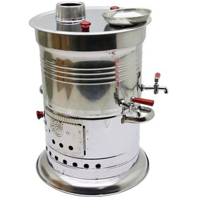 Resim ÖZ-EL 4490 10 L Çift Musluk Kutulu Piknik Semaveri 