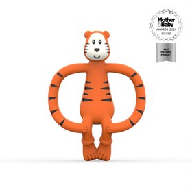 Resim Matchstick Monkey Silikon Diş Kaşıyıcı Teddy Tiger 