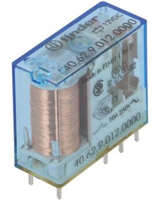 Resim finder 40.62.9.012.0000 12v 10a Dc 2 Kontak Minyatür Pcb Röle ( Lehim Dağılması Korumalı ) 