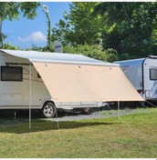 Resim 2k Karavan 290cm Karavan Tentesi Ön Uzatma Gölgelik Perde 