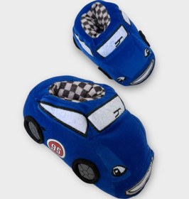 Resim Liger Çocuk Figürlü Panduf Ev Pandufu Ev Ayakkabısı Ev Botu Kreş Okul Ayakkabısı MAVİ 