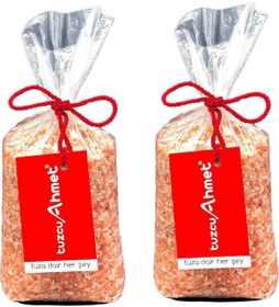 Resim Tuzcu Ahmet 2 Adet 1 KG İri Taneli Pembe Doğal Himalaya Kaya Tuzu 