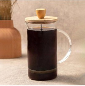 Resim The Mia Bambu Kapaklı French Press 350 Ml Cam0327 Renkli 