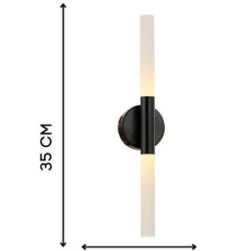 Resim Umut Modern Ledli Pilli Siyah Aplik Siyah 