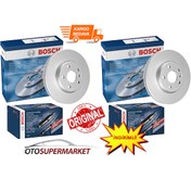 Resim Toyota Corolla Uyumlu/Auris Ön Arka Fren Disk Balata Set 2013-2018 Bosch 