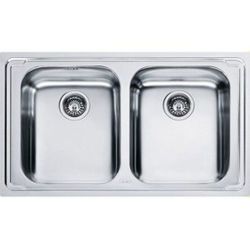 Resim Franke Logica Line LLx 620-L Ino x Paslanmaz Çelik 2 Gözlü Eviye 