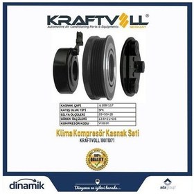 Resim Kraftvoll 19011071 Klima Kompresör Kasnak Seti Ford Focus Iı 0411 1.6 Tı Focus Iıı 11 1.6 Tı Volvo V50 545 1.6 0512 S40 Iı 544 1.6 0512 C30 533 1.6 0511 1333040 Diğer 