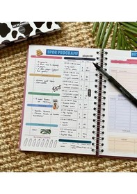 Resim Mor Papatya My Planner Tasarımlı Konuşan Ajanda 