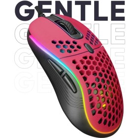 Resim Rampage SMX-R85 Gentle RGB Makrolu Oyuncu Mouse Kırmızı 