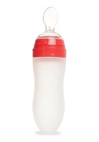 Resim Bebedor Silikon Biberon Ve Kaşık 120Ml 