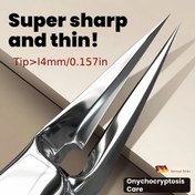Resim 2 Adet Profesyonel Tırnak Makası Seti, Batık ve Kalın Ayak törpüler için Paslanmaz Çelik Gaga Penseleri ile Emery İstaka Dahil – Ultra Küt & Dayanlıklı Manicure Aletleri ,Ayakparmak, Şiddete Maruz Kaynağa Sertleştirici, Uzun saplı ayaktarma makyaj araç seti, Ekstra uzun kalay parça bölme aracı, Nail Bakım Armatürlüksetimi 