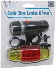 Resim 2'si 1 Arada Bisiklet Feneri, LED Sinyal Lambası, Pilli Aydınlatma, Pil Mevcut Değil 