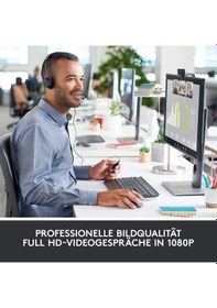Resim Amazon İçin Logitech C920 Hd Pro Web Kamerası, Full Hd 1080p/30fps Görüntülü Arama, Net Stereo Ses, Hd Işık Düzeltme, Skype, Zoom, Facetime Ve Hangouts İçin, Pc/mac/dizüstü Bilgisayar/Apple Uyumlu Macbook/tabletler - Siyah 
