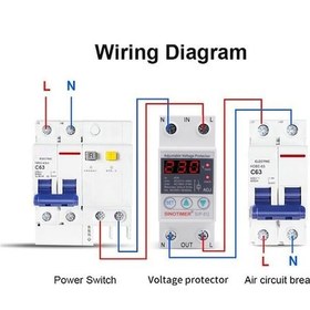 Resim Pazly 220v 63a Akıllı Otomatik Yeniden Ayaklanabilir Aşırı/düşük Gerilim Koruyucu Devre Kesici Anahtar Diğer 