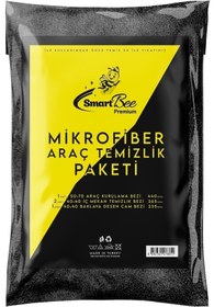 Resim SmartBee Premium Mikrofiber Araç Temizlik Paketi 