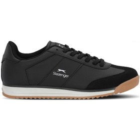 Resim Slazenger PROTECT I Erkek Siyah / Beyaz Günlük Spor Ayakkabısı 