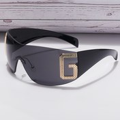 Resim Yeni Avrupa ve Amerika Stili Büyük Boyutlu Çerçevesiz Kadın Moda Gözlükleri, Unisex Dekoratif Gözlükler 