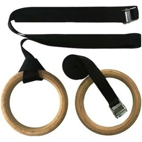 Resim Jimnastik Halkası Barfiks Halkası Halatı Ciwaa-Magnezyum Tozu Hed Çok Renkli 