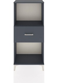 Resim Hyperion Dolap Tek Raflı Tek Çekmeceli 60x44x134 Antrasit-antrasit Antrasit 
