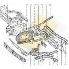 Resim 7701463026 Sol Şase Komple R9 