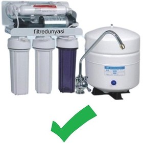 Resim Filtre Dünyası Musluk Su Arıtma Cihaz Musluğu Arıtıcı Çeşmesi 