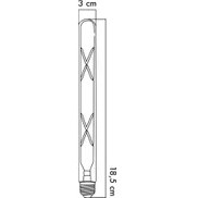 Resim Heka Rustik LED Ampul E27 4W 2500K Gün Işığı Erd-32 