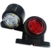 Resim Mini Takoz Y.M. 12 Ledli Kırmızı Beyaz 