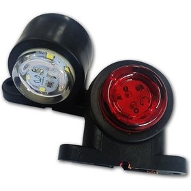 Resim Mini Takoz Y.M. 12 Ledli Kırmızı Beyaz 