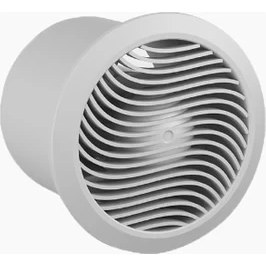Resim Fanex DTY-100 Yuvarlak Banyo Wc Duvar Tavan Fanı 