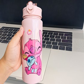 Resim Stitch Büyük Kapasiteli 27oz/800ml Pipetli Su Matarası - DIY Desen, Mavi, Pembe ve Mor Renk Seçenekleri, Yalıtımlı Sızdırmaz Kapağı ile Araba Seyahati Spor İçin – Harika Hediye Fikri: Doğum Günü, Mezuniyet, Sevgililer Günü, Şükran Günü, Noel Partisi Dekorasyonları ve İkramları İçin 