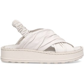 Resim Mammamia D25ys-2585 Kadın Hakiki Deri Düz Sandalet Kemik Kemik 