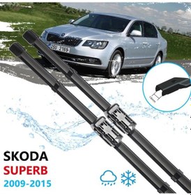 Resim Skoda Superb Ön Cam Muz Silecek Takımı 2009-2015 