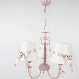 Resim Mutlu Aydınlatma Avize Cocuk Odası 3 Lü Kelebekli 