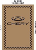 Resim duha trend 35x50 120 Gr. Kraft Kağıt Oto Paspası Chery 50 Adet Yatay 50 Adet Dikey 