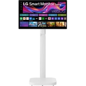 Resim Lg 31.5" Swing 32U889SA-W 5ms 4K UHD IPS Tekerlekli Standlı Dokunmatik Smart Monitör 