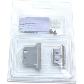 Resim Teedoo Wahl 8081 8171 Gümüş Için 2 Delikli T-Blade Kesici Yedek Saç Kesme Makinesi Bıçakları (Yurt Dışından) 