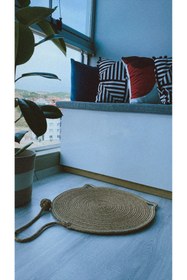 Resim HLS ATÖLYE Kedi Paspası,kedi Mama Paspası,kedi Tırmalama Halısı 50x50 