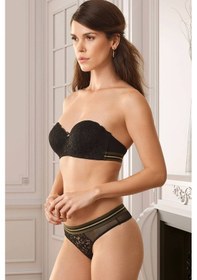 Resim Pierre Cardin Kadın Straplez Soft Push Up Sütyen Takımı 