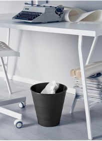 Resim IKEA Çöp Kutusu Saksı Siyah 10 Lt 