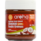 Resim AROHA Hindistan Cevizi Şekerli Çikolatalı Fındık Kreması 180g 